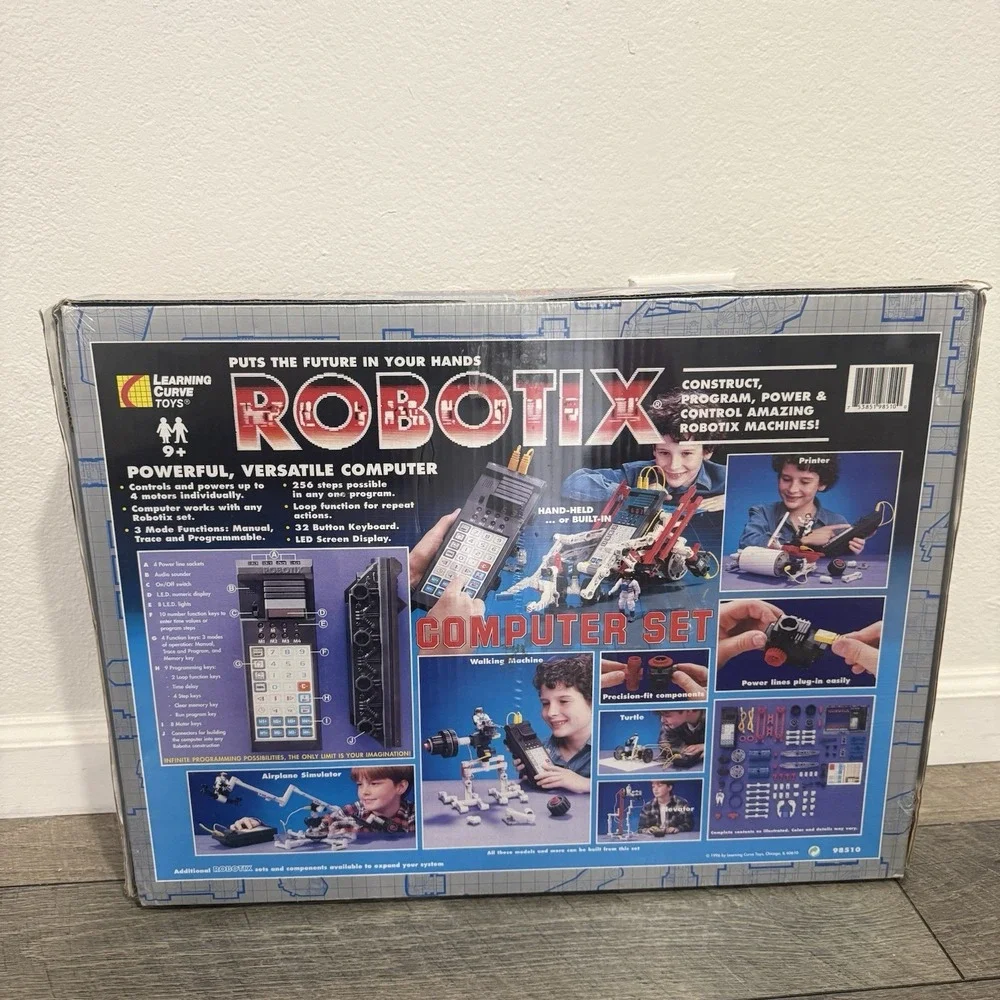 VTG 1996 Learning Curve Robotix Computer Set 98510 Motorized Building System NEW